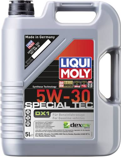 Liqui Moly SPECIAL TEC DX1 5W-30 3766 Leichtlaufmotoröl 5l