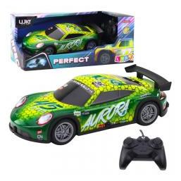 Lean Toys Ferngesteuertes Rc-Rennauto Leuchtendes Gehäuse Grün (66583795)
