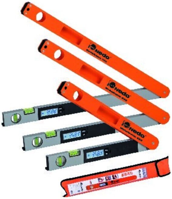 Mesureur d'angle Nedo Winkeltronic plage de mesure 0-355 degrés longueur de manche 60 cm (405 315)