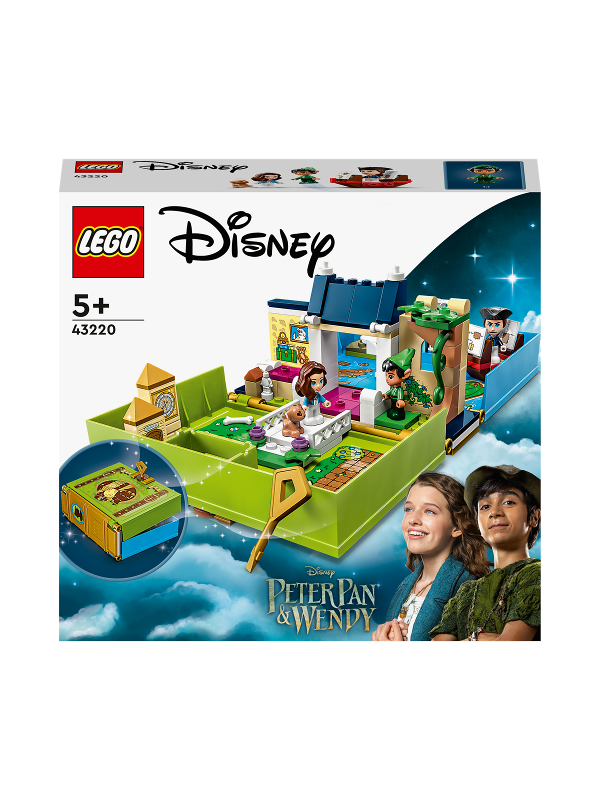 LEGO Disney 43220 Peter Pan & Wendy - Märchenbuch-Abenteuer