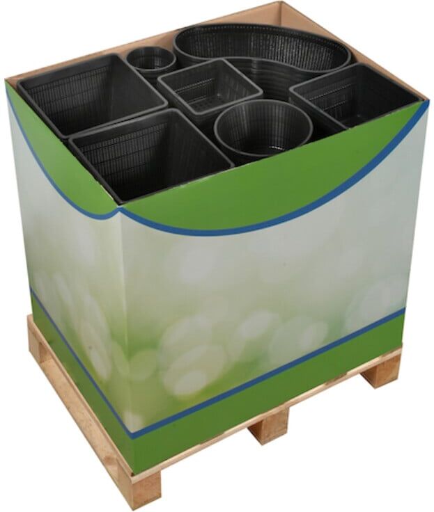 floraworld Teichpflanzkörbeverschied ene AusführungenDisplay (013052)