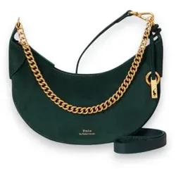 Polo Ralph Lauren für Damen. 428P08907004 Kleine Ante-Handtasche Polo ID in Grün (OSFA), Lässig, Wildleder