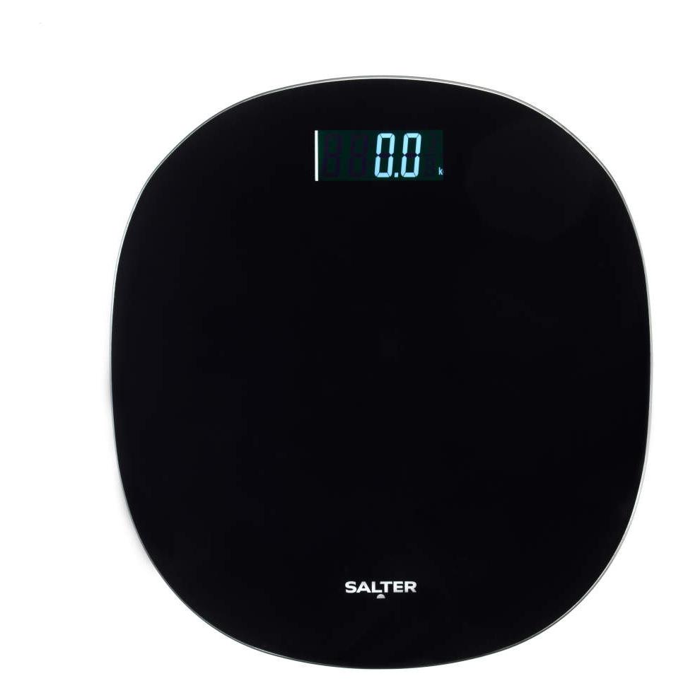 Salter SA00709BFEU12 Round Electronic Scale, Black (180 kg) (SA00709BFEU12)