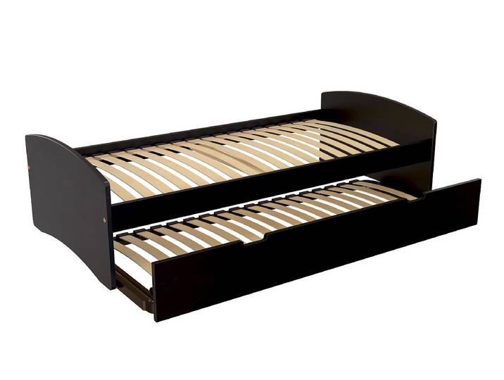 Lit gigogne 80x190 Happy pin massif 80x190 Noir