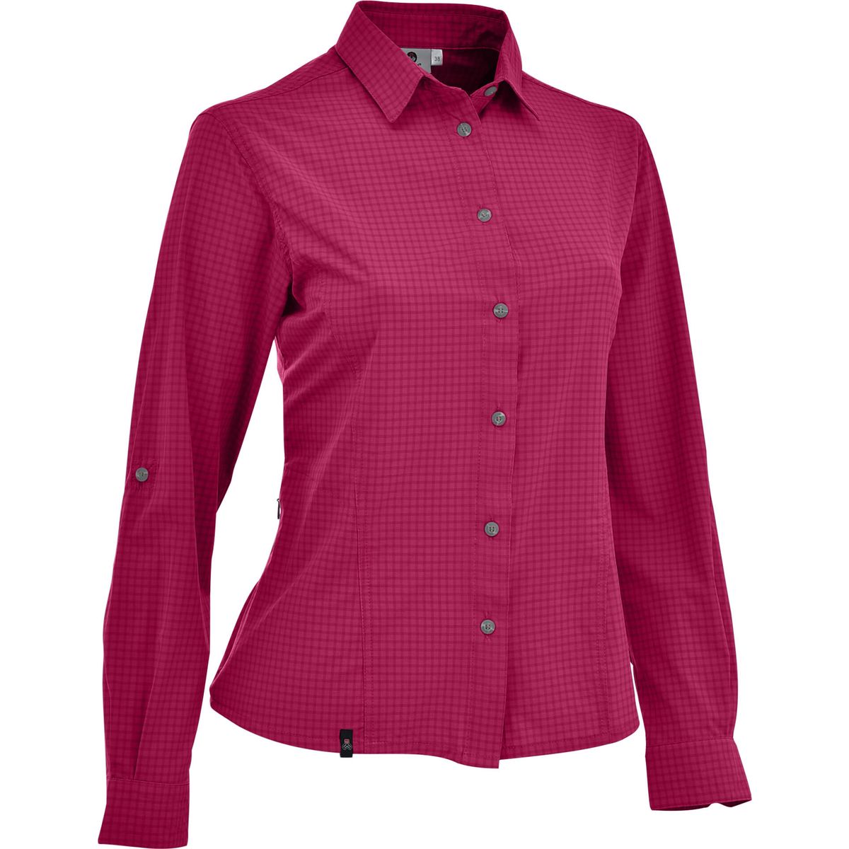 MAUL Sport Traualpsee II - 1/1 Bluse Karo elas. cherry (81) 52 5730900402-81-52