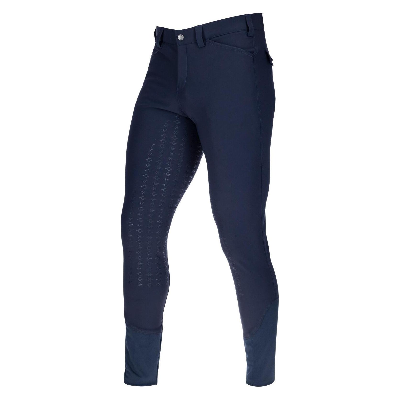 Kerbl Reithose Techno II f. Herren dunkelblau, Gr. 52, Vollbesatz (52) (3228144)