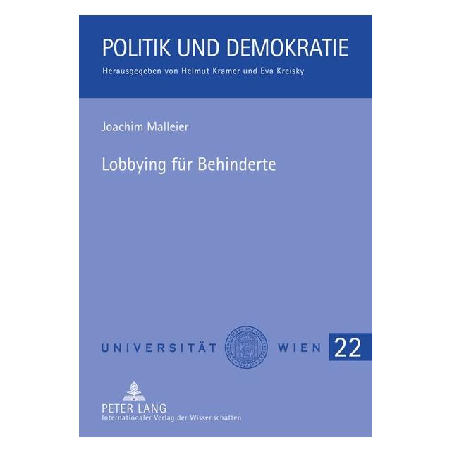 Peter Lang Malleier:Lobbying für Behinderte (Deutsch, Hardcover, Joachim Malleier) (67834847)