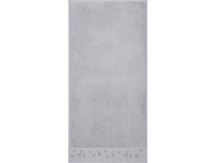 Erwin Müller Handtuch Walk-Frottier hellgrau Größe 50x100 cm