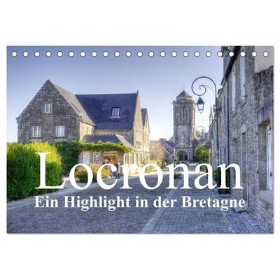 Locronan, ein Highlight in der Bretagne (Tischkalender 2027 DIN A5 quer), CALVENDO Monatskalender