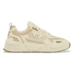 EA7 Unisex. 7X000306_AF23595 Sneaker Ace Runner Special beige (42), Wohnung, Schnürsenkel, Lässig, Sportlich