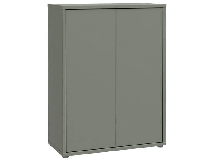 Xora Schuhschrank Alice Springs, Salbeigrün, Kunststoff, 4 Fächer, 74.5x99.1x34.9 cm, Typenauswahl, stehend, Garderobe, Schuhaufbewahrung, Schuhschränke