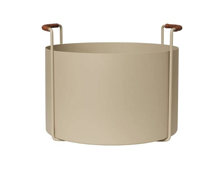 Ferm Living Panier à bûches Port, 42x40x32,4 cm Cachemire