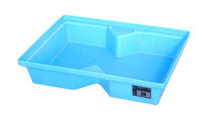 Bauer PE-Auffangwanne Typ KWP-P 40, für Paletten, Lagerung von Kleingebinden, 40 l