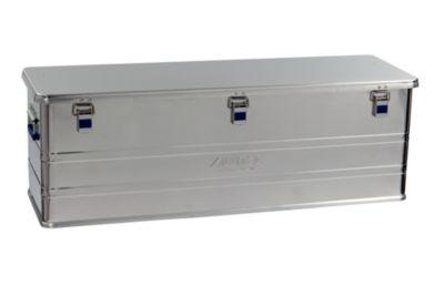 Transportbox Alutec COMFORT 153, Aluminium, 153 l, L 1182 x B 385 x H 398 mm, stabiler Deckel