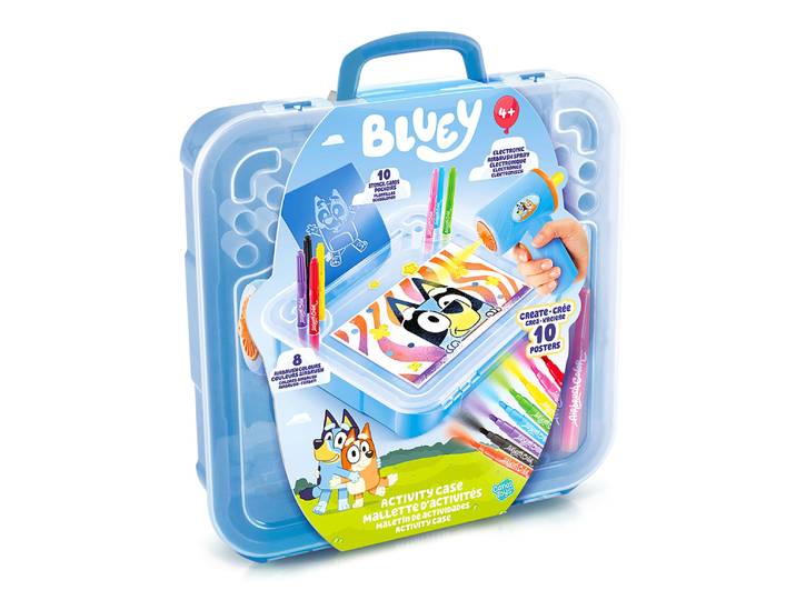 Mallette d'activités avec aérographe Bluey