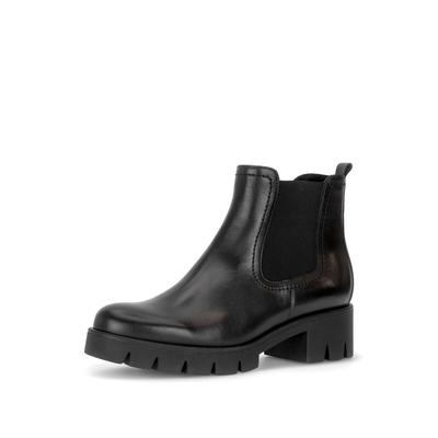 Chelseaboots GABOR "Chelsea Boot", Damen, Gr. 40,5, schwarz, Schuhe Chelseaboots
