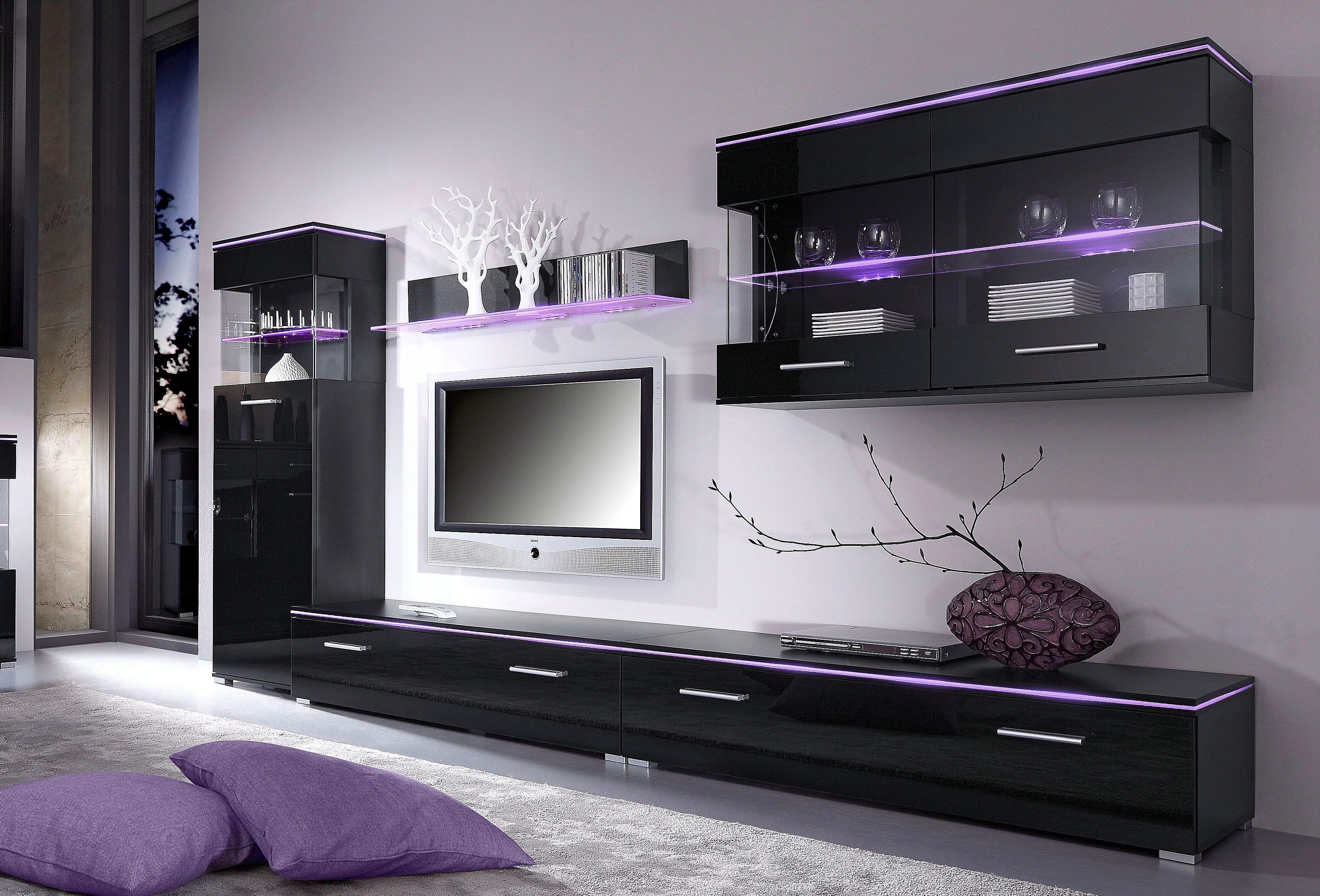 Lowboard HÖLTKEMEYER "Show TV-Board, TV-Schrank", schwarz, B:120cm H:31cm T:40cm, Sideboards, Lowboard, Breite 120 oder 180 cm schwarz B/H/T: 120cm x 31cm x 40cm