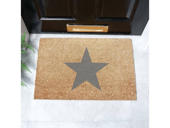 Fußmatte GREY-STAR 40 x 1 x 60cm Braun