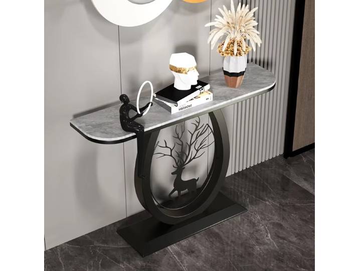 Tables consoles en métal vintage pour hall, style nordique moderne, table console moderne pour hall, style mid-century, simple, console d'entrée, meubles de maison