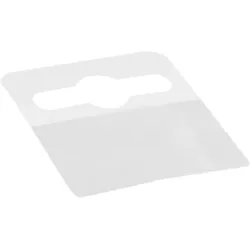 SPRINTIS Eurolochaufhänger selbstklebend, Karton, weiß, 500 Stück Hang Tags (4,3 x 4,1 cm) auf Rolle für Artikel bis 350 Gramm