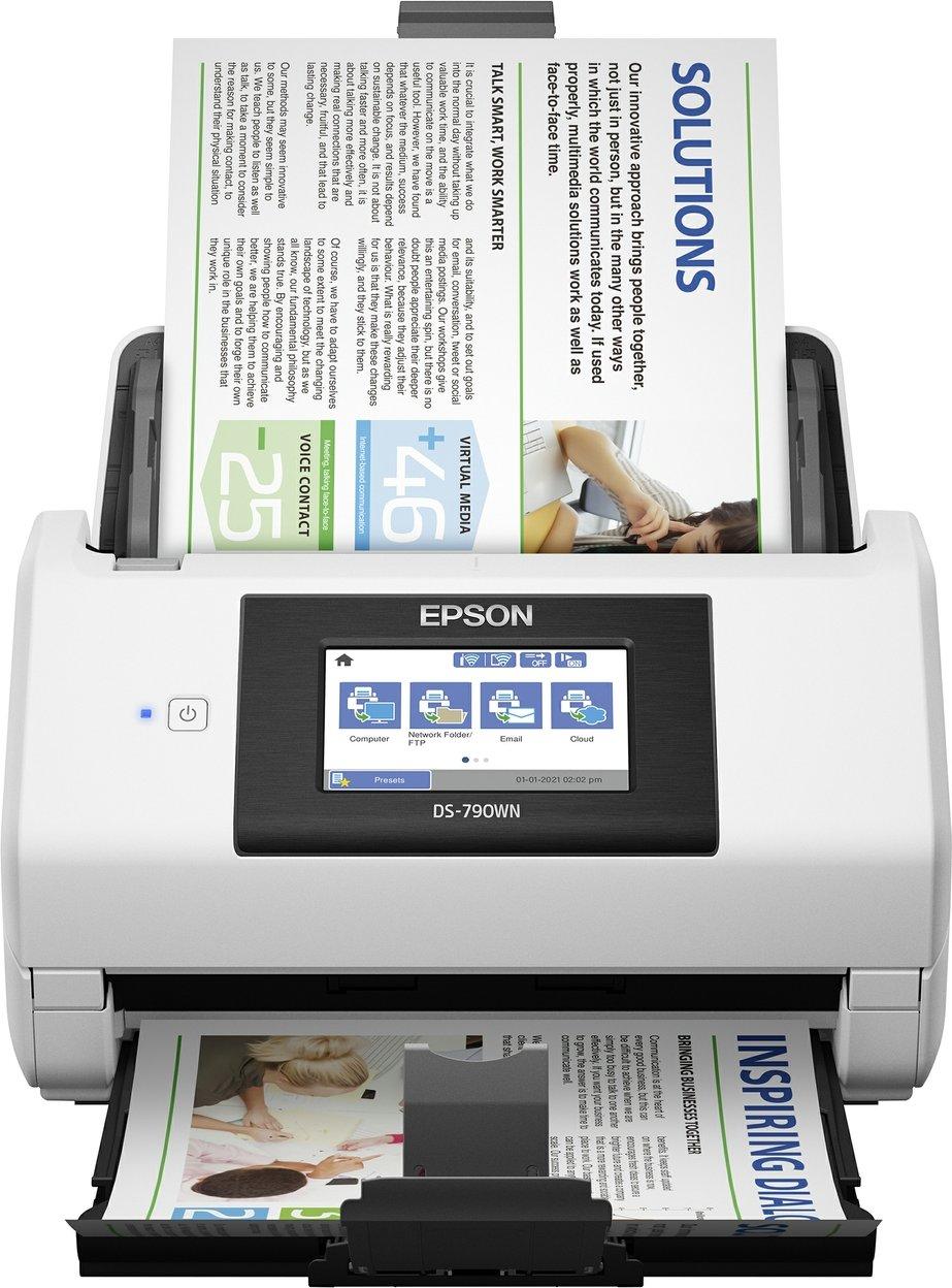 Epson WorkForce DS-790WN, 215,9 x 6096 mm, 600 x 600 DPI, 30 Bit, 24 Bit, 10 Bit, 8 Bit