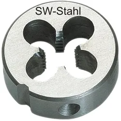 SW-Stahl, Gewindeschneider + Gewindebohrer, 81919L Runde Schneideisen