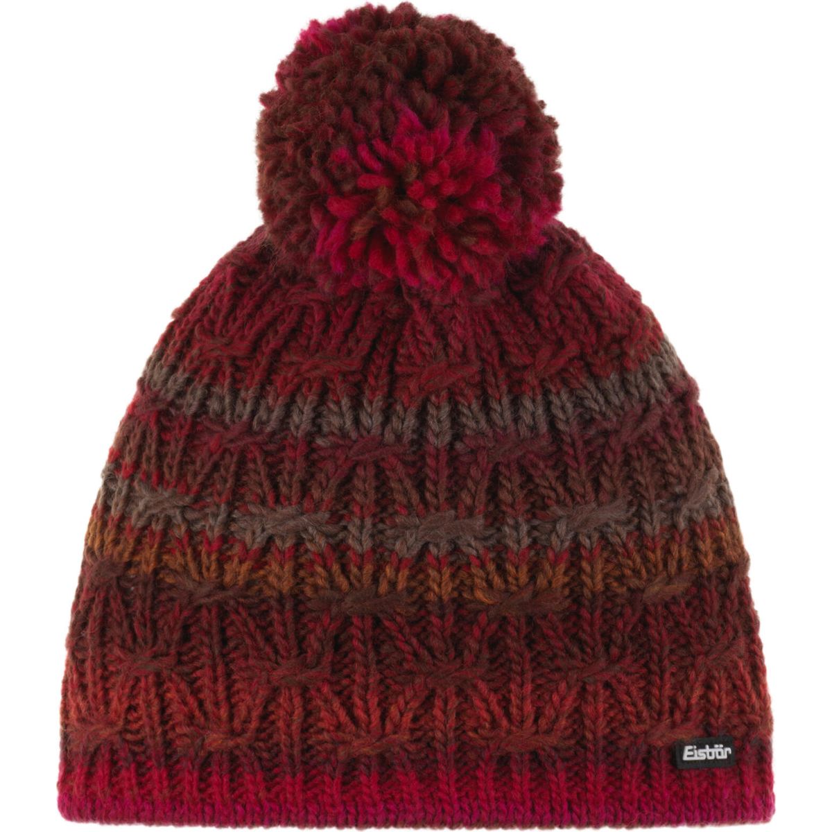 Eisbär Anka Pompon Mütze rotbraun (300) 30744-300