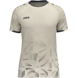 JAKO, Unisex, Sportshirt, Trikot Sonic KA (S), Weiss, Schwarz, Mehrfarbig