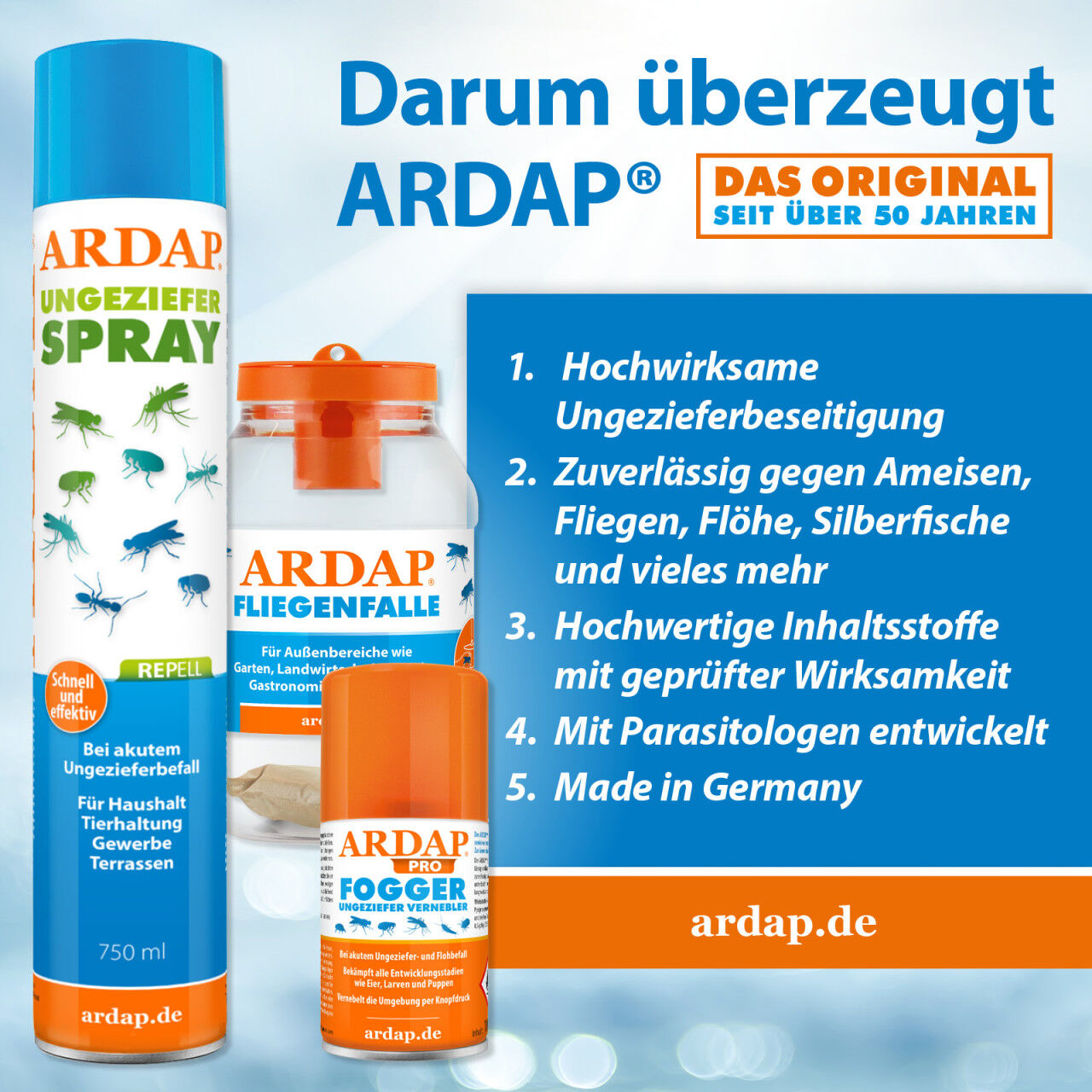 ARDAP Repell Ameisenspray 400 ml
