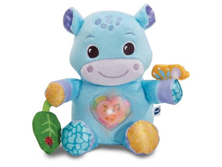 VTech Baby Flauschiges Flusspferd Kuschelspielzeug 3-36 Monate