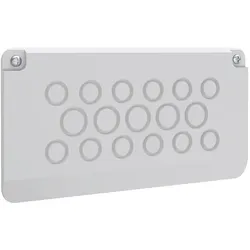 ABN GLP2-1 Leitungseinführungsplatte_5xM20/12xM16 für KMN - 5x20 5 + 12x16 5mm GLP21