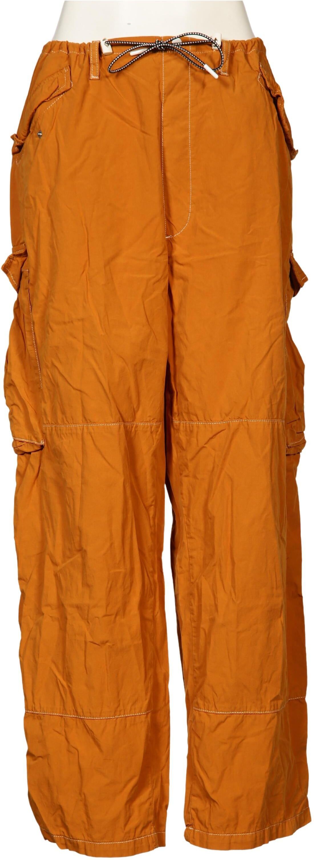 Topshop Damen Stoffhose, Orange, Gr. S, Synthetik / Baumwolle - Second Hand