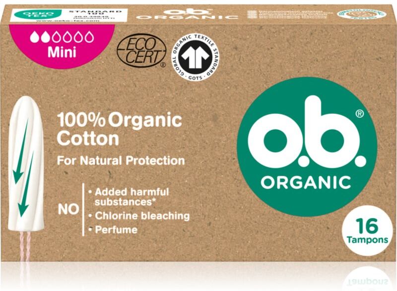 o.b. Organic Mini tampons 16 pcs