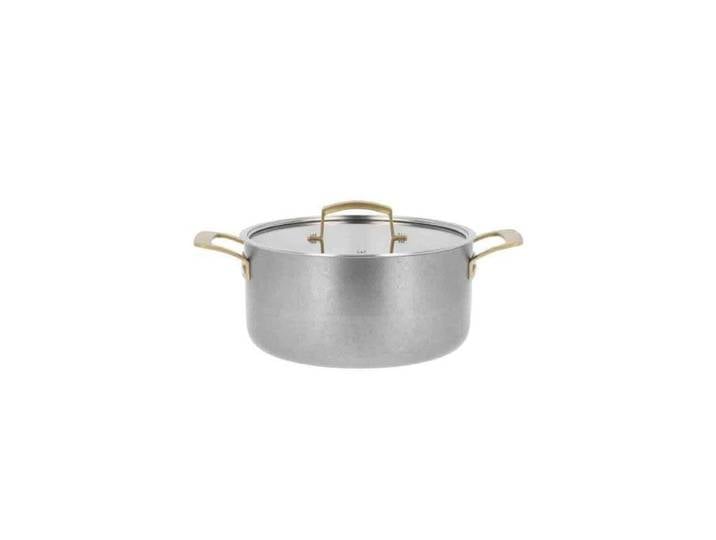 Pillivuyt Gourmet Durance Saucepan with Lid Dia 24 cm 5 litres Steel