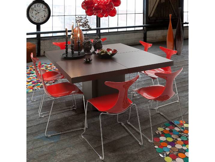 Table Dusk I 130 x 130cm Marron