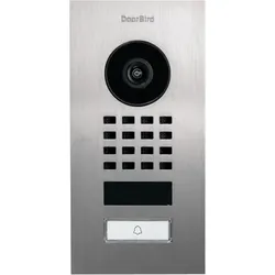 DoorBird D1101V Unterputz IP Video Türsprechanlage – Edelstahl V2A
