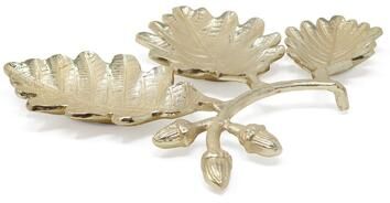 Classic Touch 3 Sectional Leaf Dish