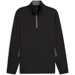 PUMA Pure 2.0 1/4-Zip langarm Golfshirt Herren 01 - PUMA black 3XL