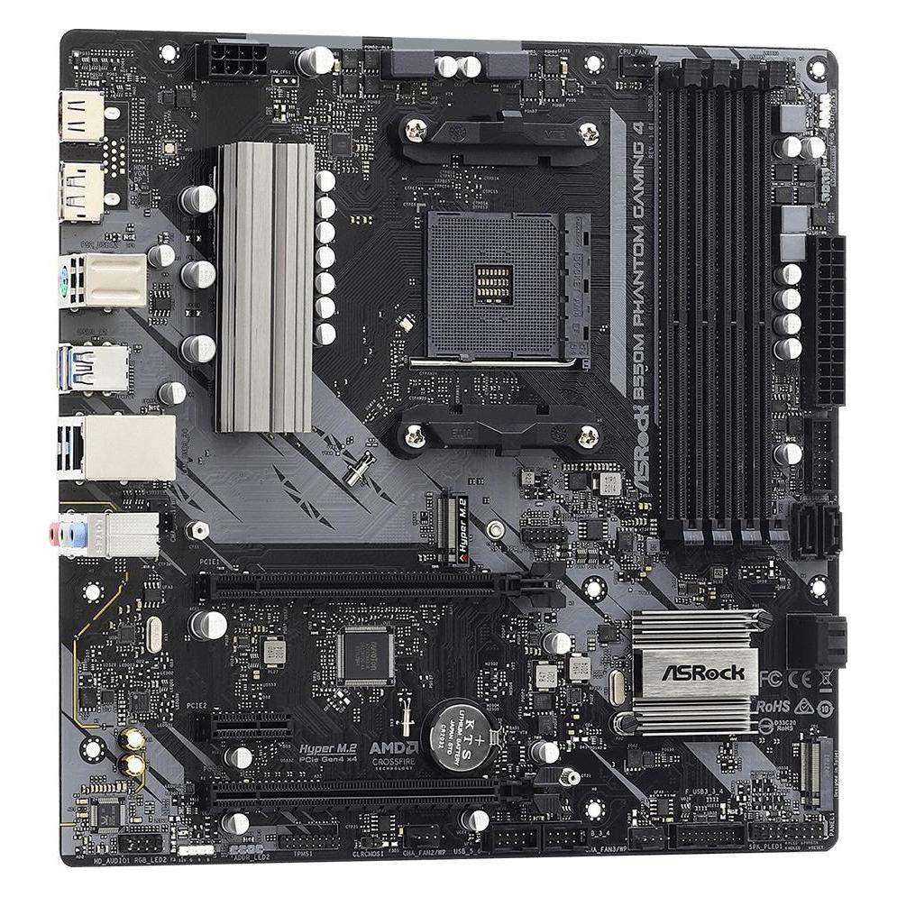 AsRock B550M Phantom Gaming 4 (AM4, AMD B550, mATX) (90-MXBE90-A0UAYZ)