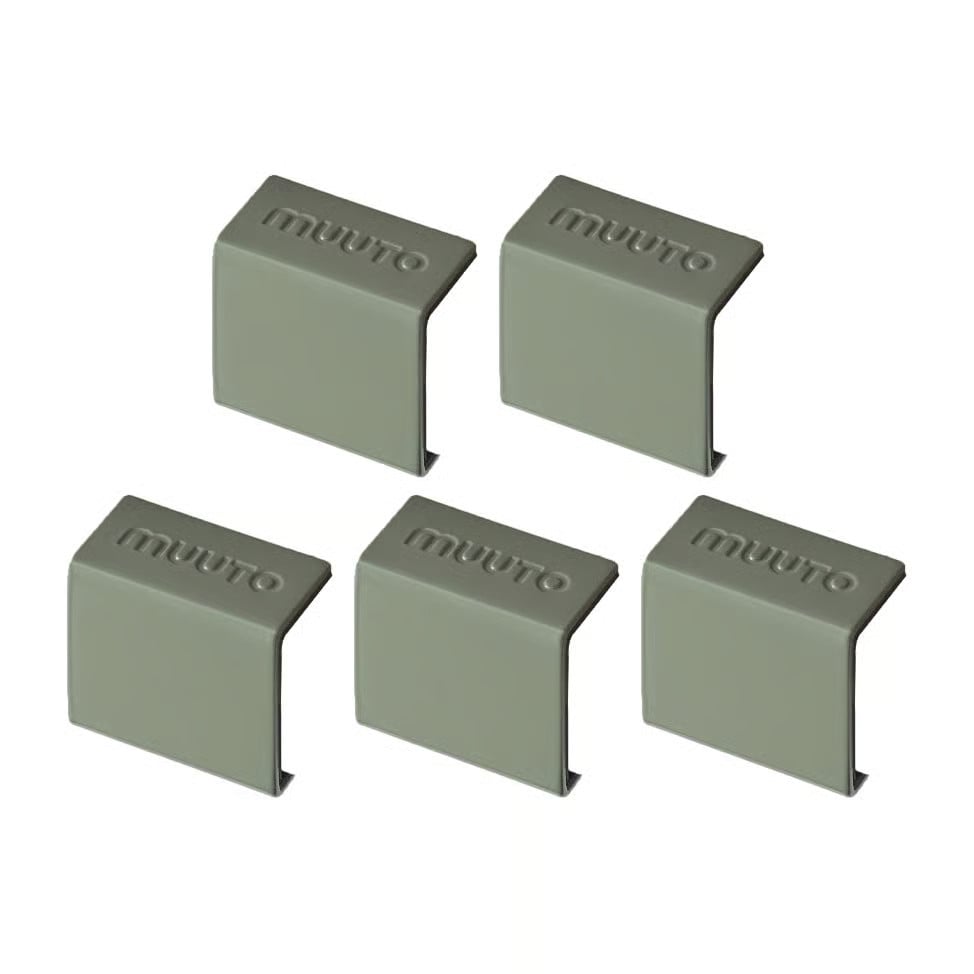 Muuto Mini Stacked 2.0 Clips - 5 stuks - Groen