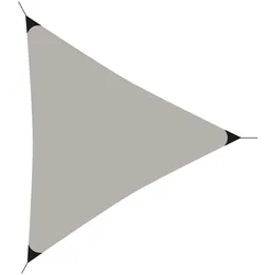 WellHome - Dreieckiges Sonnensegel, 3,6 m, LSF 50+, Taupe