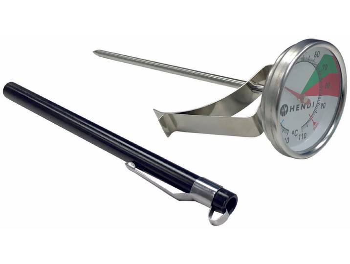 Hendi Thermometer für Milchschaum, ø 4.4x(H)14.0cm Thermometer für Milchschaum – Diverse Gastro Küchenutensilien – edelstahl