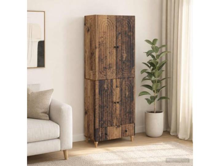 RJPLMFV Möbel-Set, 2 Stück, 66 x 34,5 x 95 cm, Holz Regal mit Fächern und Schubladen, modulares Design, Aufbewahrung für Wohnzimmer und Büro, pflegeleicht