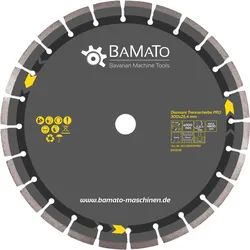 BAMATO Diamant Trennscheibe PRO 300 x 25,4 mm