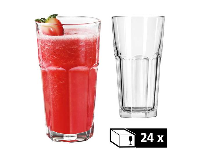 Gläserset Gibraltar, Klar, Glas, 24-teilig, 17 cm, Essen & Trinken, Gläser, Gläser-Sets