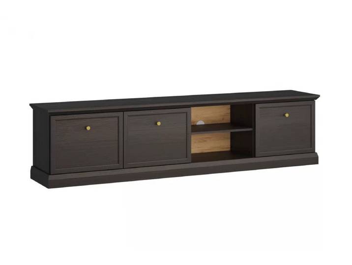 ROYAL24_MARKT TV-Schrank Livento TV-Lowboard mit 3 Türen im klassischen Design (TV-Schrank, 1-St., Premium - Livento) Premium-Qualität – Stilvoller Look – Makellose Verarbeitung.