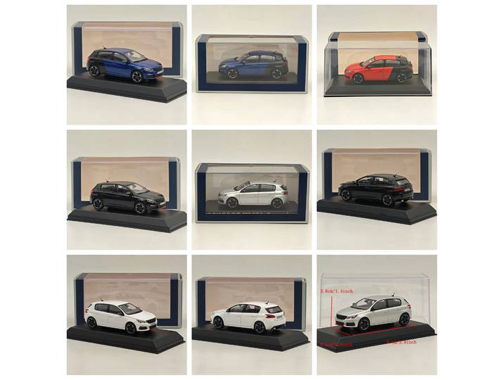 Modèle de voiture miniature en métal Norev 1/43, version sport 308 GTi, modèle à l'échelle, véhicule miniature de collection
