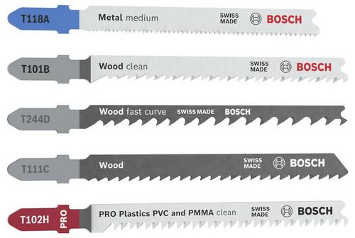 Bosch Accessories 2607012075 Stichsägeblatt Set Multi Material, 5-tlg. 1 St.