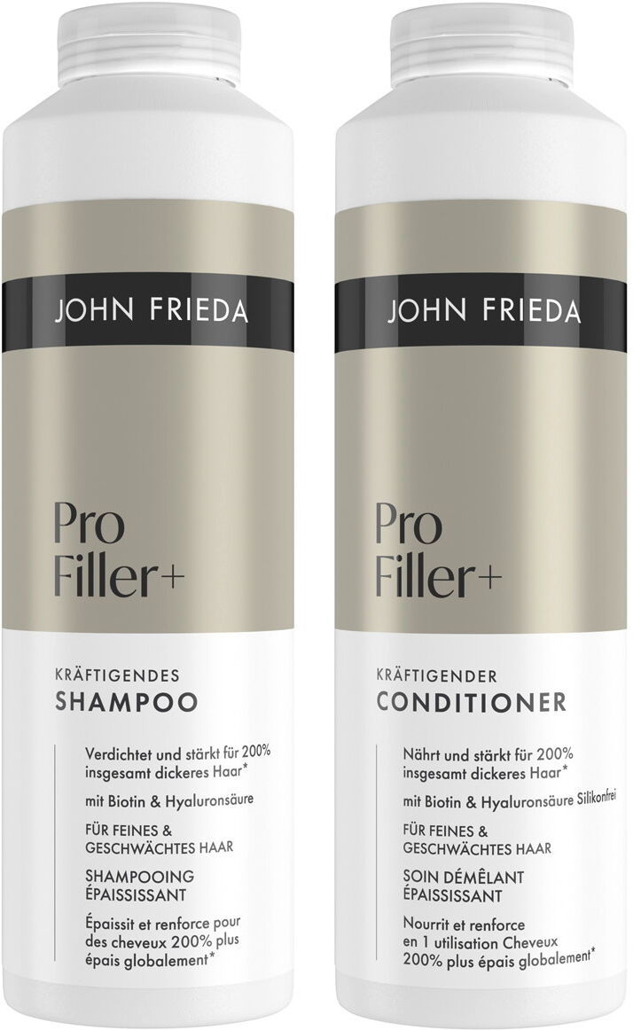 1L JOHN FRIEDA PROfiller+ Duo Set (Shampoo 500ml + Conditioner 500ml)