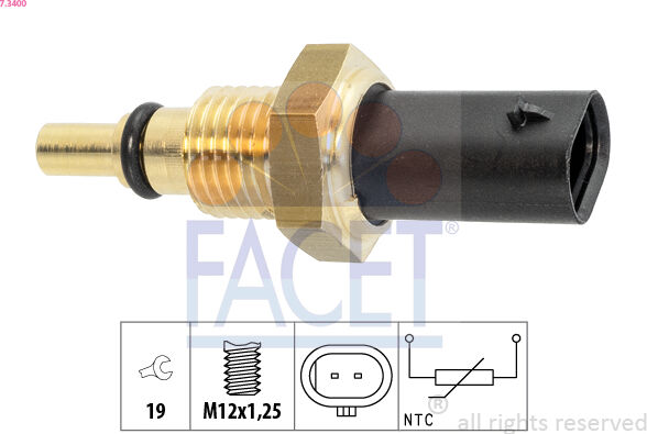 Facet Sensor, Öltemperatur 73400 Für Mercedes